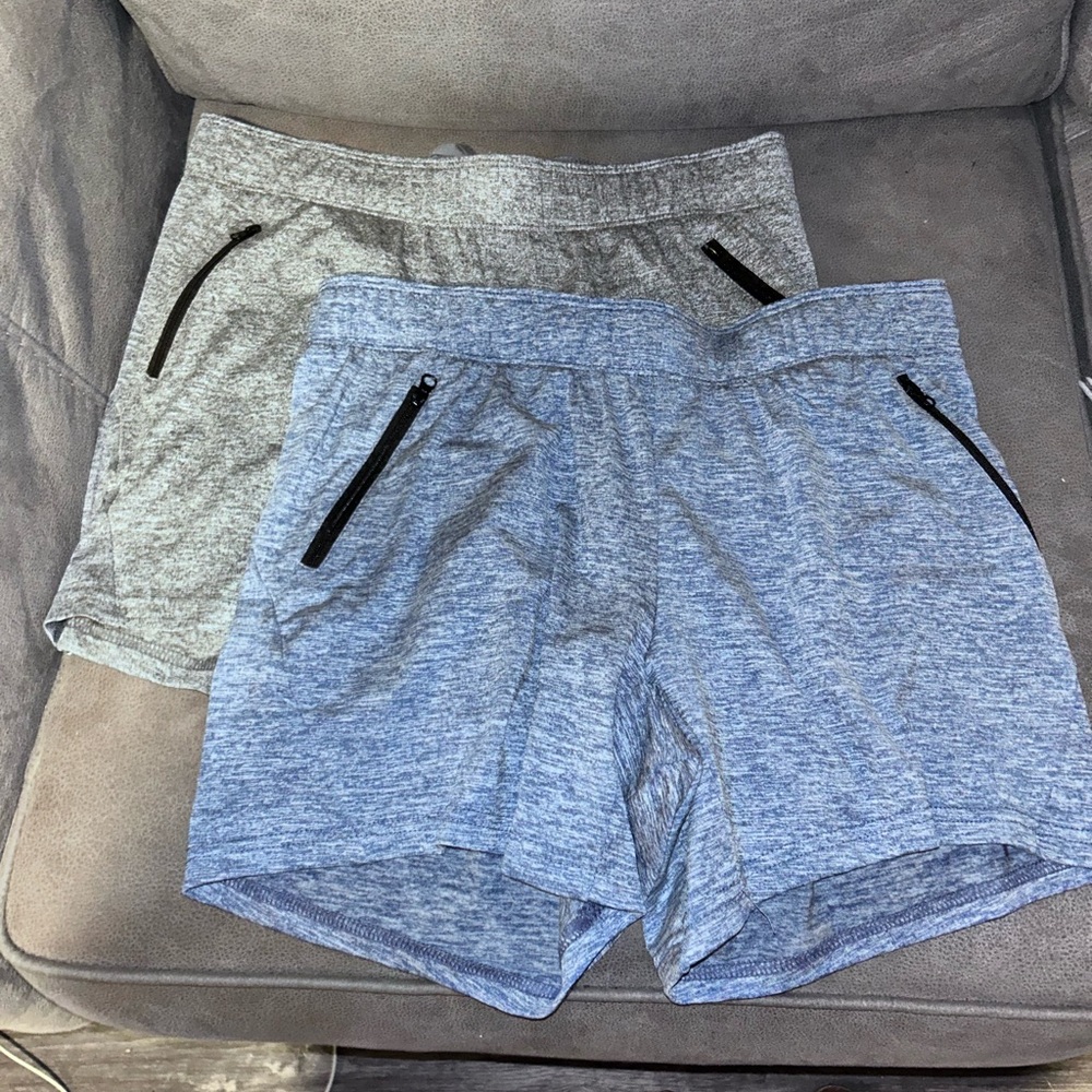 2 Liberty Pro  zip pockets with tie string band sports athletic short NWOT #09
